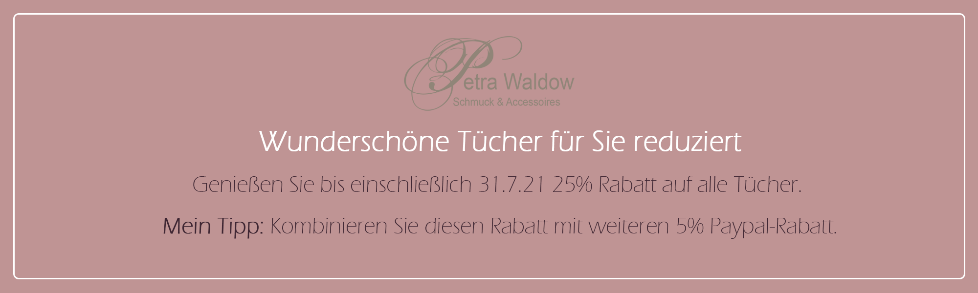 Tücherrabatt