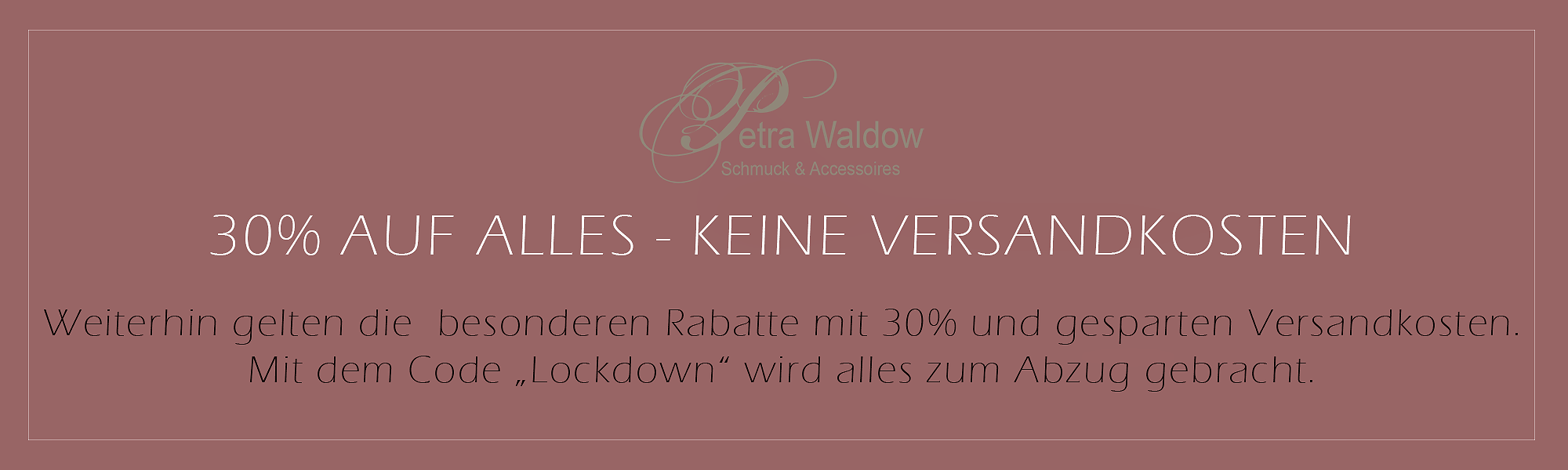 Lockdown-Rabatt