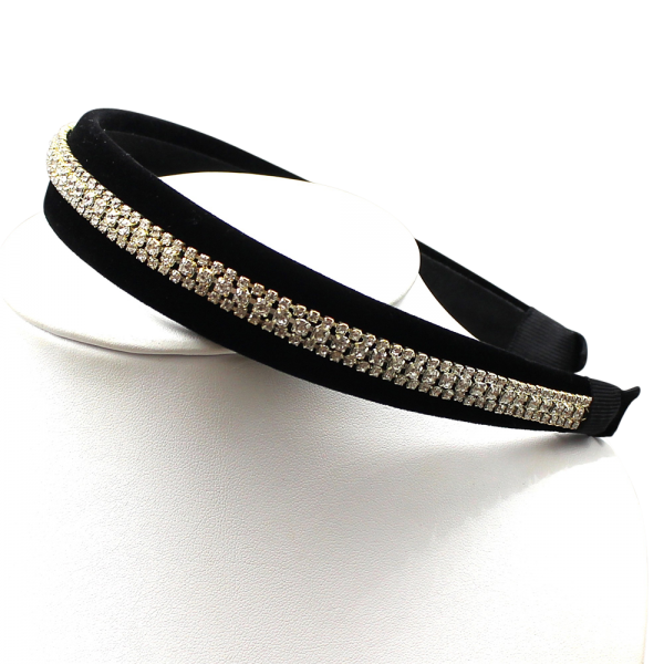 Private Selection, Samtreifen Schwarz